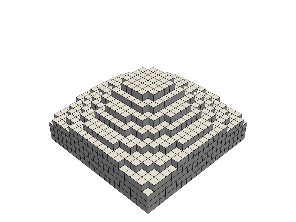 Topology optimization result